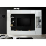 Azura home design - ensemble meuble tv soprano blanc 295 cm