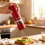 Ensemble moulin � poivre et sel �lectrique ? moulin � �pices en acier inoxydable, 17 cm de hauteur, utilisatio ...