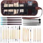 Ensemble d'outils de modelage, 30 pi�ces, outils de sculpture, outils de sculpture sur argile et c�ramique, ...