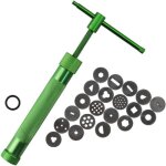 Ensemble d'outils de moule rotatif en alliage, pistolet � argile, extrudeuse avec 20 disques uniques, ...