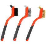 Ensemble de petites brosses mtalliques pour nettoyer la rouille dans les trous, 3 pices de brosses ...