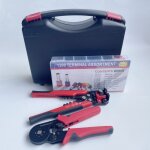 Ensemble de pinces � sertir combin�es hsc8 6 - 4a, coupe - fil multifonction, pack de 1 200 bornes hs ...