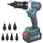 Ensemble de pistolet d'�crou de rivet �lectrique sans fil - riveter automatique tirant aveugle rivet ...