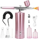 Ensemble de pistolet � peinture �lectrique portable, adapt� � la peinture, au tatouage, au nail art et ...