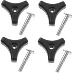 Ensemble de poign�e pour tondeuse � gazon avec poign�e triangulaire et vis de fixation pour le guidon ...