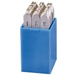 Ensemble de poin�ons de chiffres beta 100010k0 1 mm 9 unit�s