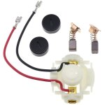 Ensemble de porte - balais et couvercles de charbon cb430 et brosses pour makita bga450 bga452 dga452 ...