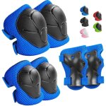 Ensemble de protections pour genoux et coudes 3 en 1 pour enfants de 3 � 14 ans, avec prot�ge - poignets, ...
