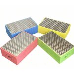 Ensemble de quatre blocs abrasifs pour carrelage disques de polissage diamants pour pierre et bton ...