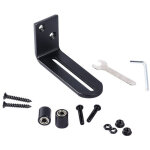 Ensemble de rails pour portes coulissantes, guides au sol pour portes coulissantes de type porte de grange, ...