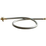 Ensemble robiflex pour gaz naturel 1 / 2'' (roai + flexible + bouchon) 1m50 - banides - 239105