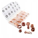 Ensemble de rondelles en cuivre de joints de rondelles en cuivre mix 130 pcs.