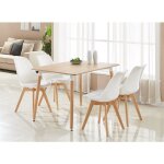 Ensemble de salle à manger halo lorenzo - une table à manger en bois de chêne et un ensemble de 4 chaises ... Ensemble de salle à manger halo lorenzo - une table à manger en bois de chêne et un ensemble de 4 chaises ...