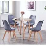 Ensemble de salle à manger rond halo lorenzo - une table à manger en bois de chêne et un ensemble de ... Ensemble de salle à manger rond halo lorenzo - une table à manger en bois de chêne et un ensemble de ...