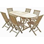 C&l jardin - ensemble salon de jardin en teck solo 6 chaises C&l jardin - ensemble salon de jardin en teck solo 6 chaises