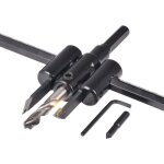 Ensemble de scies cloches circulaires rglables ulisem de 30  200 mm, pour cloisons sches et bois, ...