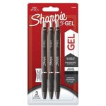 Ensemble de stylo marqueur sharpie s gel 3 pcs . noir