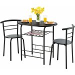 Costway - ensemble de table et 2 chaises pour salle � manger dimension de la table : 80 x 53 x75cm (l ...