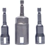 Ensemble de tournevis à écrou à oreilles électrique 3 pièces, jeu de clés à douille pour foret à fente, ... Ensemble de tournevis à écrou à oreilles électrique 3 pièces, jeu de clés à douille pour foret à fente, ...