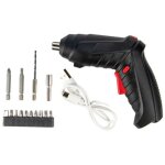 Ensemble de tournevis �lectrique rechargeable et accessoires