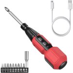 Ensemble de tournevis de pr�cision, tournevis sans fil rechargeable usb avec lumi�re led, 9 bits de tournevis, ...