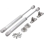 Ensoleille ? lot de 2 v�rins � gaz 120n ? longueur 250 mm ? charge max 8 kg ? acier avec joint hydraulique ...