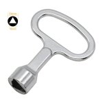 Cl� triangulaire en m�tal cl� de la bo�te du compteur cl� triangle � douille argent , cl� pour armoires ...