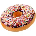 Coussin en forme de doughnut rond rembourr�, 4040cm