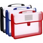Pochette plastique a4, 3 pcs pochette porte document transparente chemise polypropylne, enveloppe extensible ...