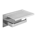 Porte - papier hyginique mural en acier inoxydable 304 porte - papier hyginique porte - rouleau de ...