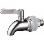 Robinet de tonneau, distributeur de boissons, robinet pour tonneau de bire, robinet pour vin - en acier ...