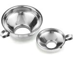 Entonnoir inox 2 pi�ces entonnoir � confiture entonoir alimentaire entonnoir cuisine entonnoir cuisine ...