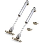 Entraxe 198mm charge: 12kg - paire de vrin  gaz - compas pneumatique pour porte relevable lot de 2 ...