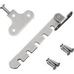 Entrebailleur fenetre acier inoxydable sans per�age, bloque fenetre, securite fenetre enfant verrou fenetre, ...