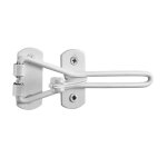 Entrebailleur pour porte d'entr�e, taquet d'arr�t, 142mm, blanc - thirard