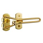 Entrebailleur pour porte d'entr�e, taquet d'arr�t, 142mm, dor� - thirard