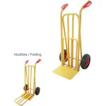 Entrep�t / diable avec pelle pliante pneumatiques pneus plastiques