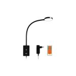 Lampe de lecture livre murale de chevet led avec t�l�commande sans fil et port de sortie usb, lampe liseuse ...