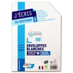 Enveloppes c5 - gpv - 162 x 229 mm - blanc - auto - adh�sives - 50 unit�s