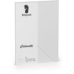 Enveloppe c6 ministro coloretti 5 pcs gris clair