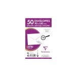 Enveloppe pour carte de visite 90 x 140 mm 120 g blanche - paquet 50