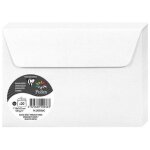 Enveloppe - clairefontaine - pollen - 120g - 114x162 mm - blanc iris� - pqt 20