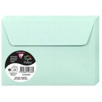 Enveloppe - clairefontaine - pollen - 120g - 114x162 mm - vert jade - paquet de 20