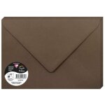 Enveloppe - clairefontaine - pollen - 162x229 mm - 120g - marron taup� - paquet de 20