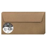 Enveloppes kraft - pollen - 110 x 220 mm - 20 pi�ces - 135g - marron