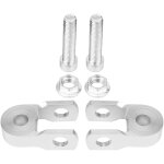 Eosnow amortisseur arri�re universel pour moto, 2 pi�ces, extension de hauteur, argent avec vis