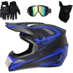 Eosnow casque de motocross int�gral hors route, moto �lectrique hors route, moto de montagne avec lunettes, ...