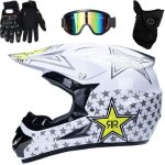 Eosnow casque de motocross professionnel pour enfants et adultes, moto tout - terrain, avec lunettes, ...