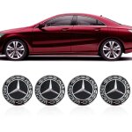 Eosnow centre de roue de voiture 75mm, 4 pièces, couvercle de jante, badge logo compatible pour mercedes ... Eosnow centre de roue de voiture 75mm, 4 pièces, couvercle de jante, badge logo compatible pour mercedes ...