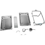 Eosnow - ensemble de plats à réchaud rectangulaires en acier inoxydable avec couvercle et support stable ... Eosnow - ensemble de plats à réchaud rectangulaires en acier inoxydable avec couvercle et support stable ...